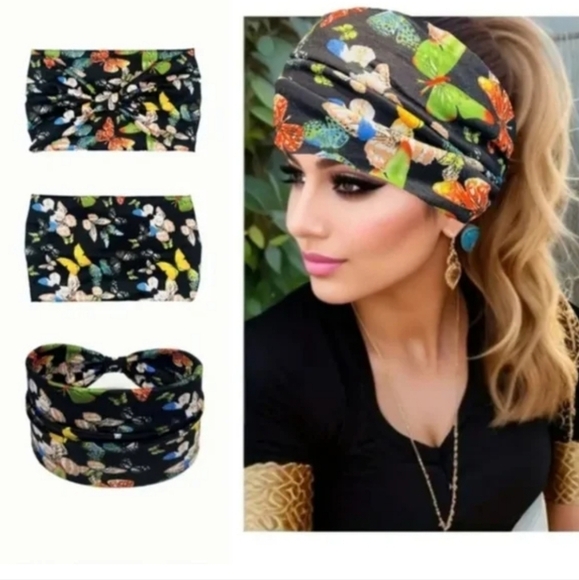 Cross Knotted Wide Headband - Picture 1 of 4